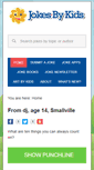 Mobile Screenshot of jokesbykids.com